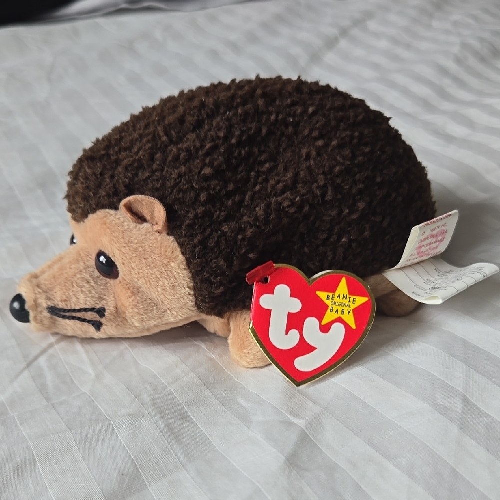 TY Beanie Baby Hedgehog Plush